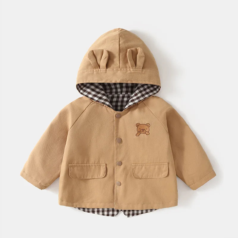 Caramel Plaid Coat