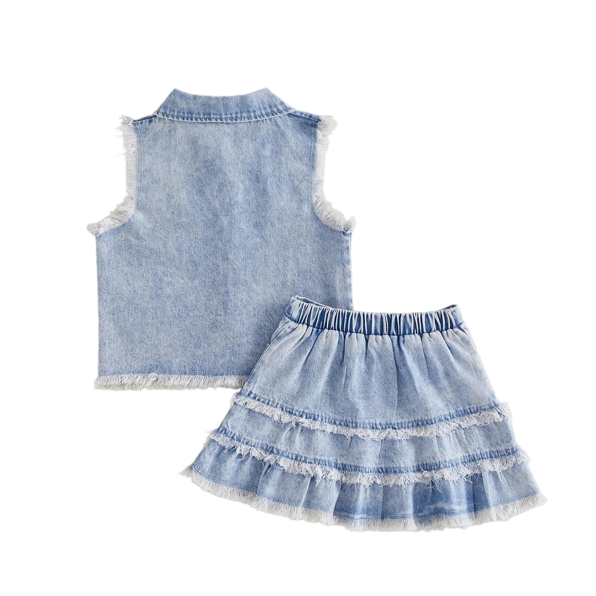 Jolene Denim Skirt Set