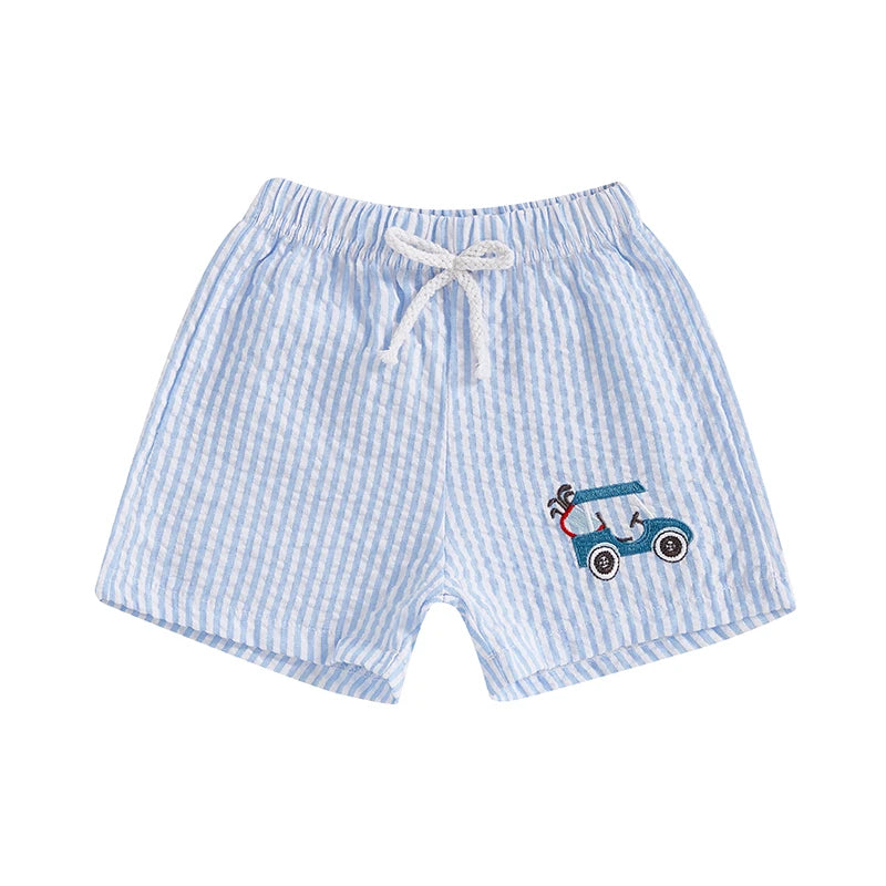 Summer Fun Striped Shorts | Blue