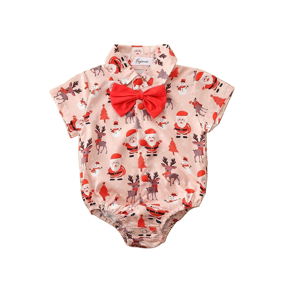 Christmas Bowtie Romper *CLEARANCE*