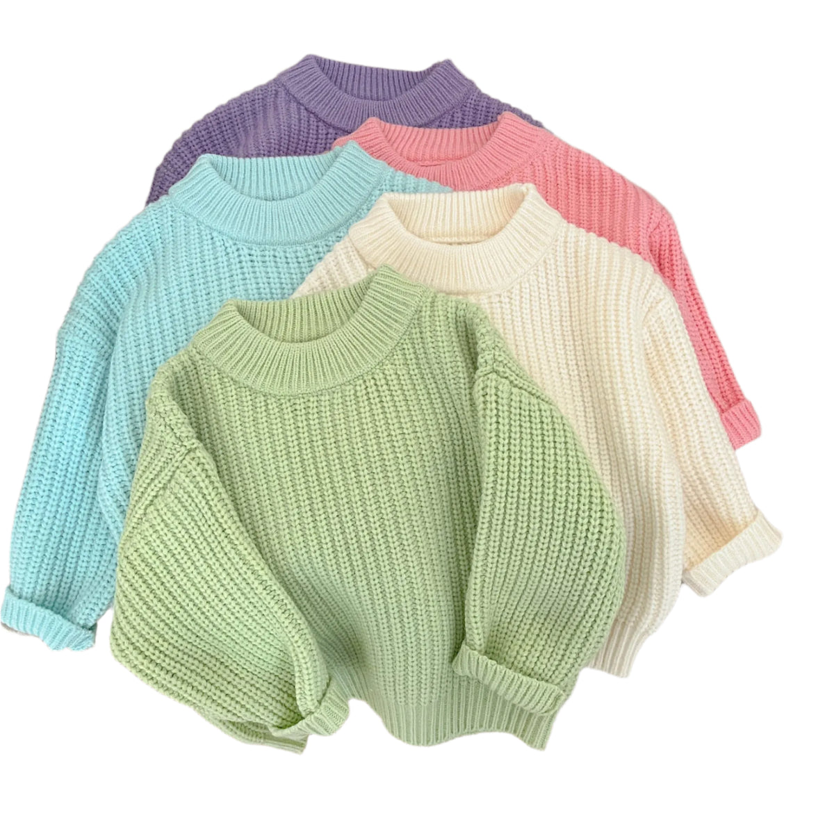Solid Colour Knit Jumper | 5 Colours