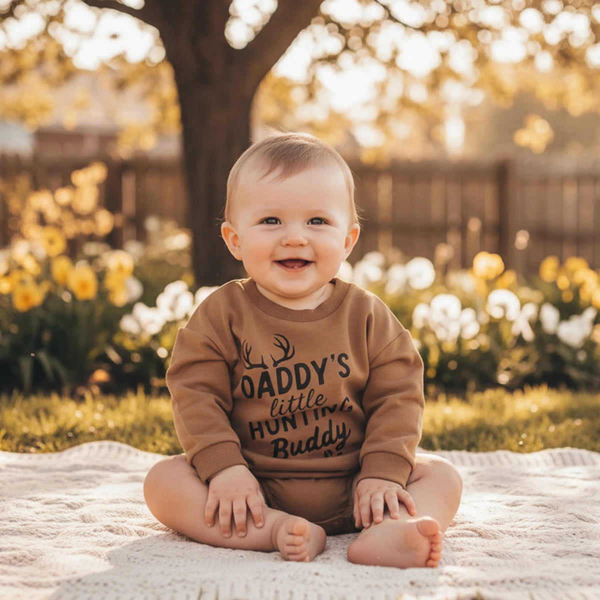 Daddy's Little Hunting buddy Romper