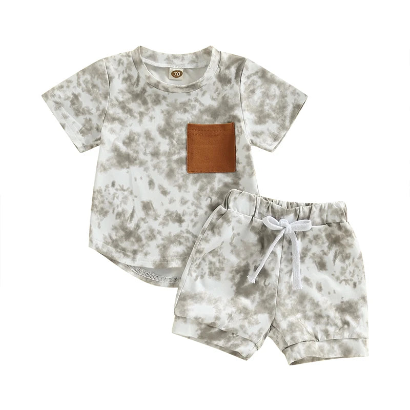 Long Back Tie Dye Set | Earth