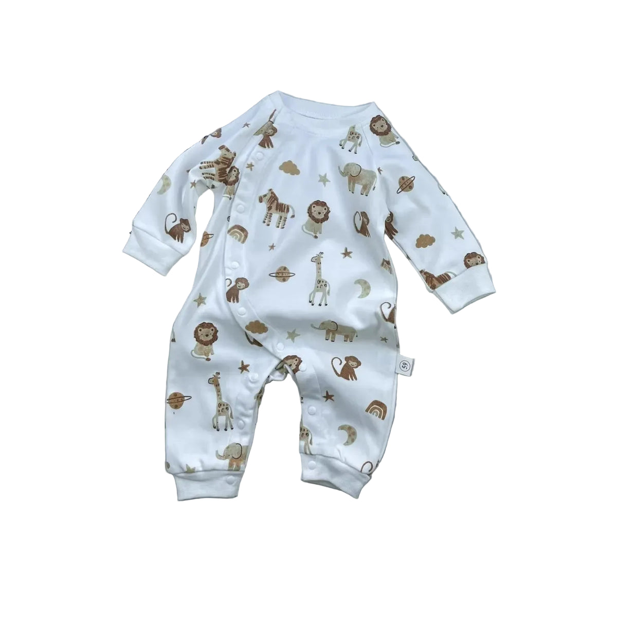 Snap Front Snuggle Romper | Various Patterns