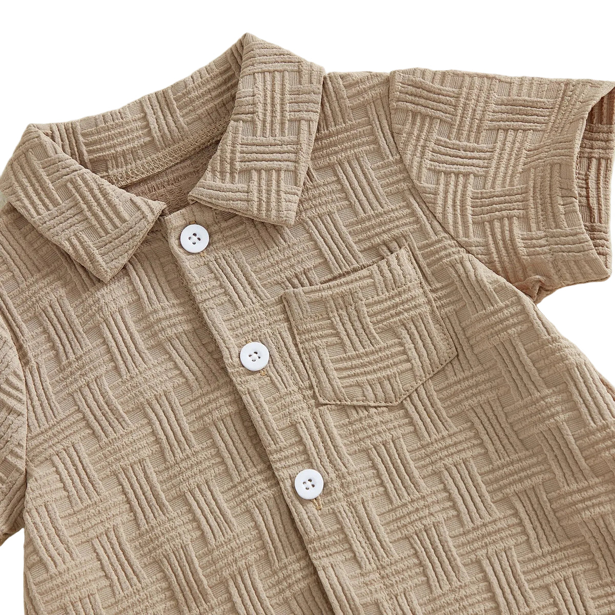 Verano Textured Romper | Sand