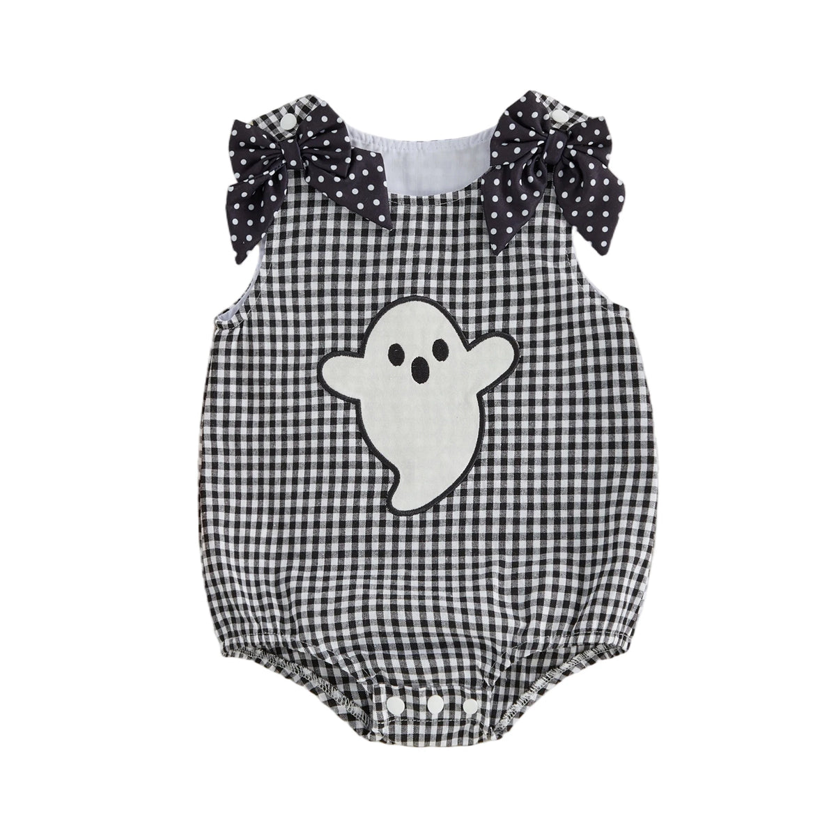 Gingham Ghost Romper