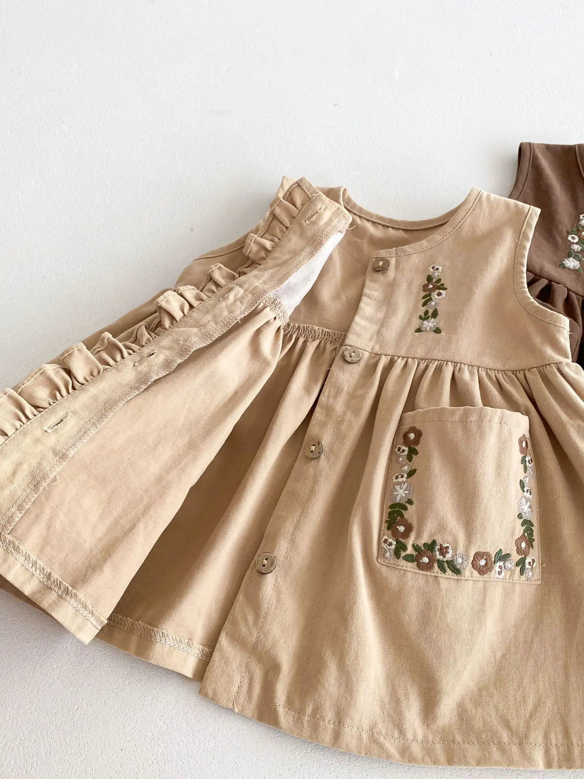 Ruby Button Dress | 2 Colours