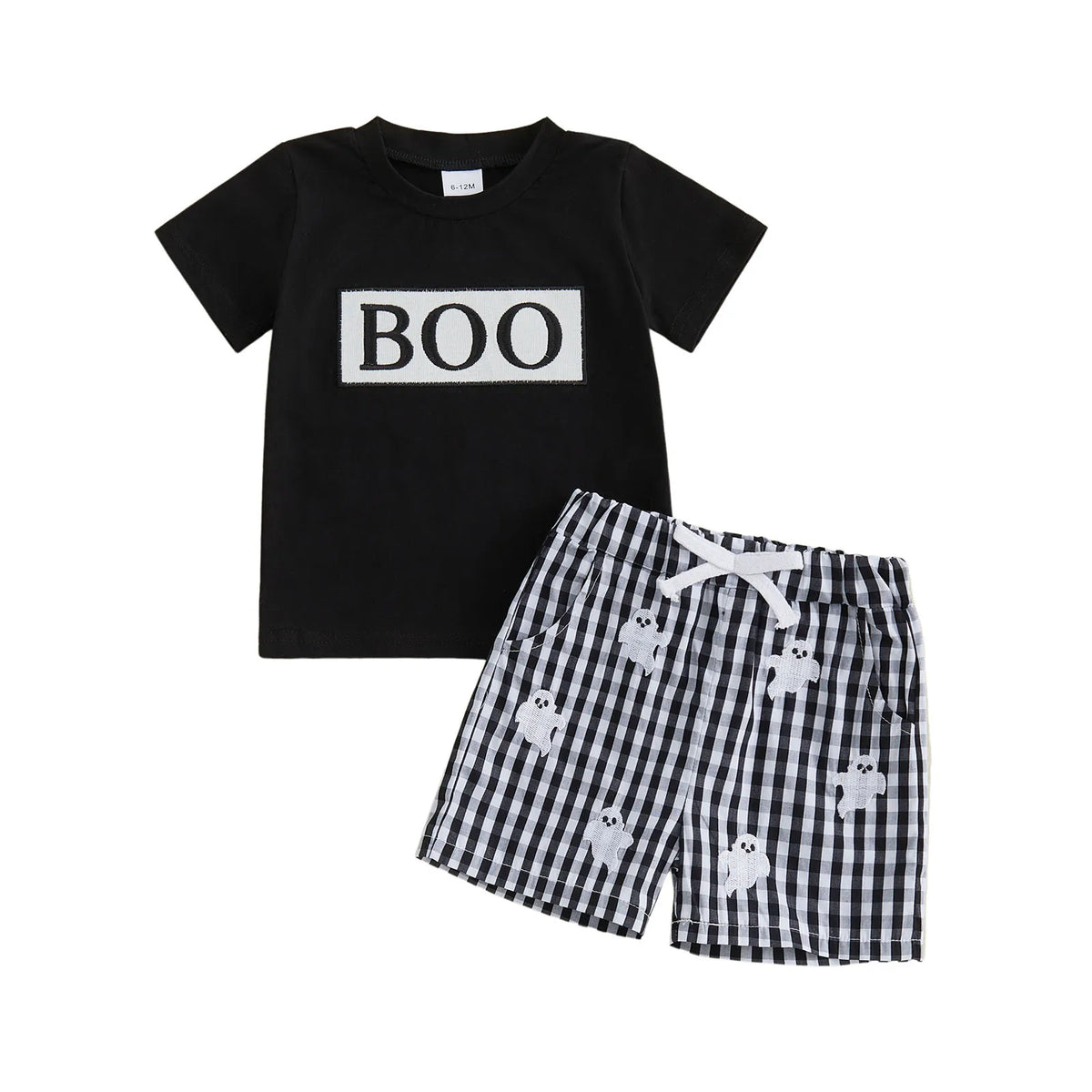 Boo Gingham Halloween Set