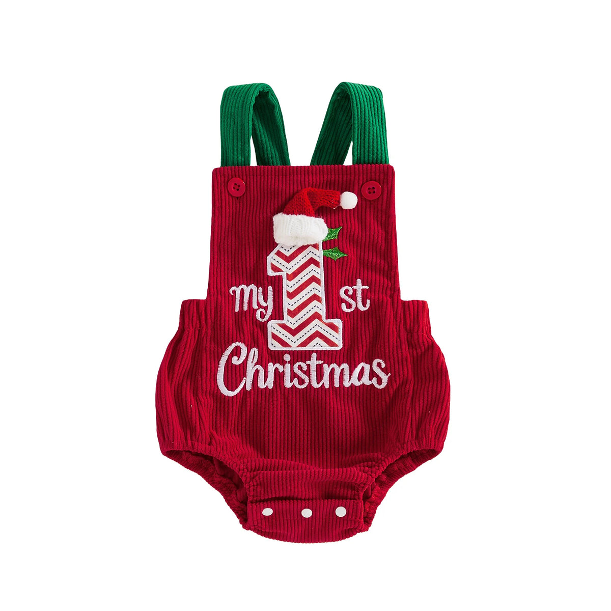 First Christmas Romper | Red or Cream