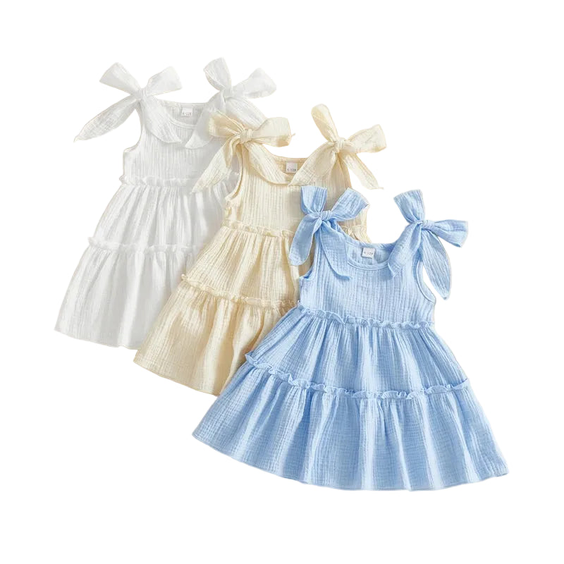 Geneveive Tiered Dress | Blue