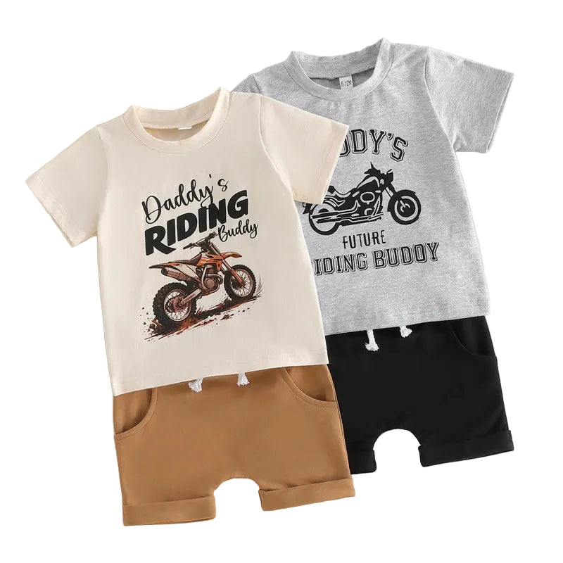 Daddy's Riding Buddy Set | Brown