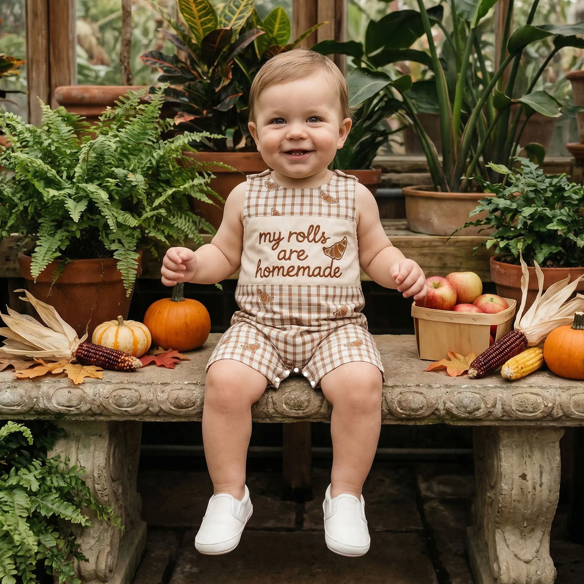 Homemade Rolls Romper