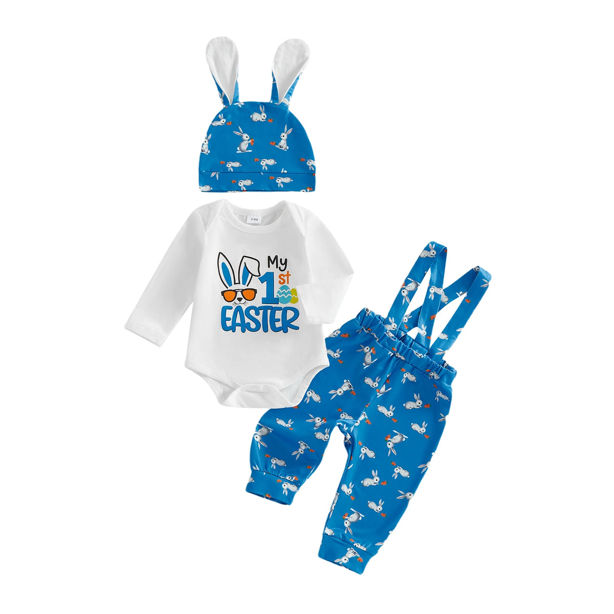 First Easter Bunny Ears Set | Bright Blue