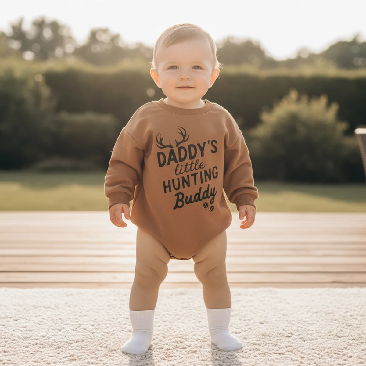 Daddy's Little Hunting buddy Romper