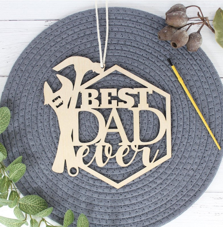 Meridian Etch - Paint your own Father's Day Sign | Best Dad Ever