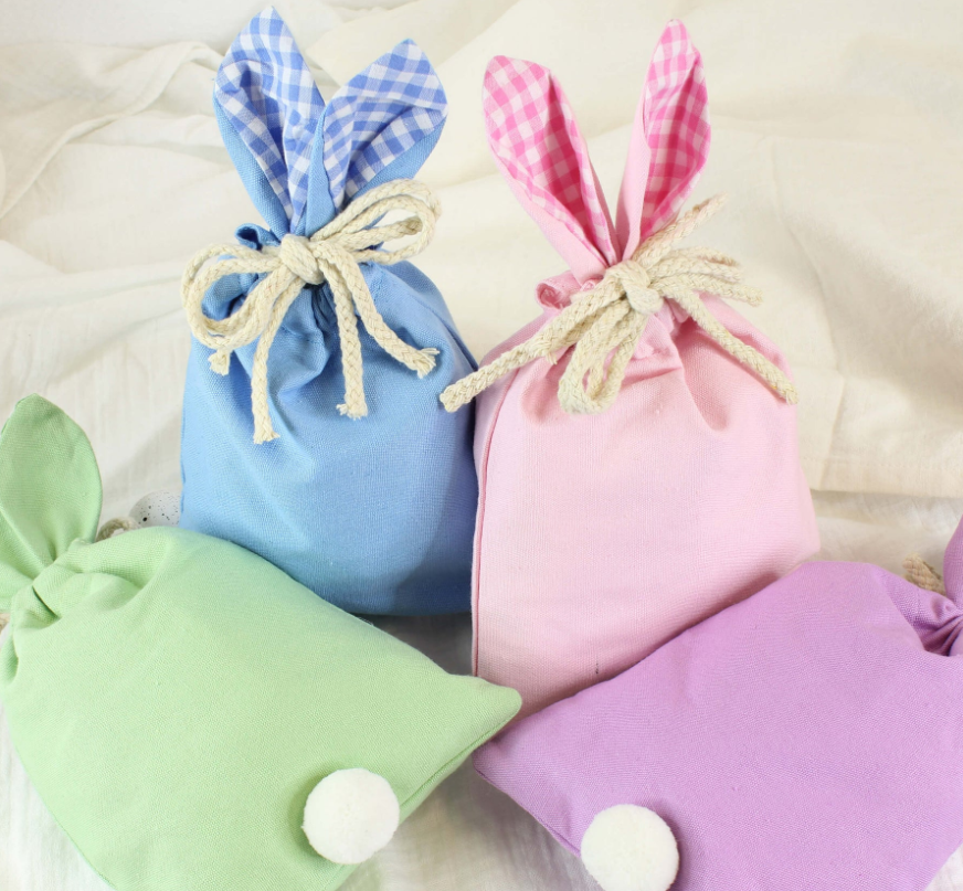 Meridian Etch - Personalised Bunny Ears Easter Bag | Blue