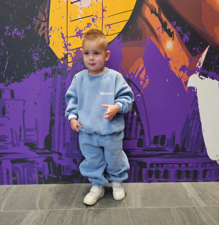 Breezy Co. - Fleece Tracksuit | Blue