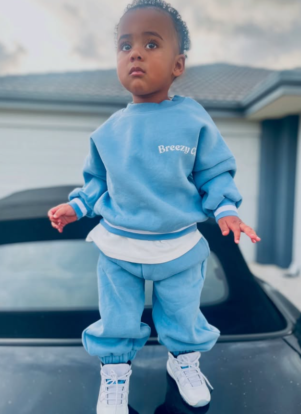 Breezy Co. - Fleece Tracksuit | Blue