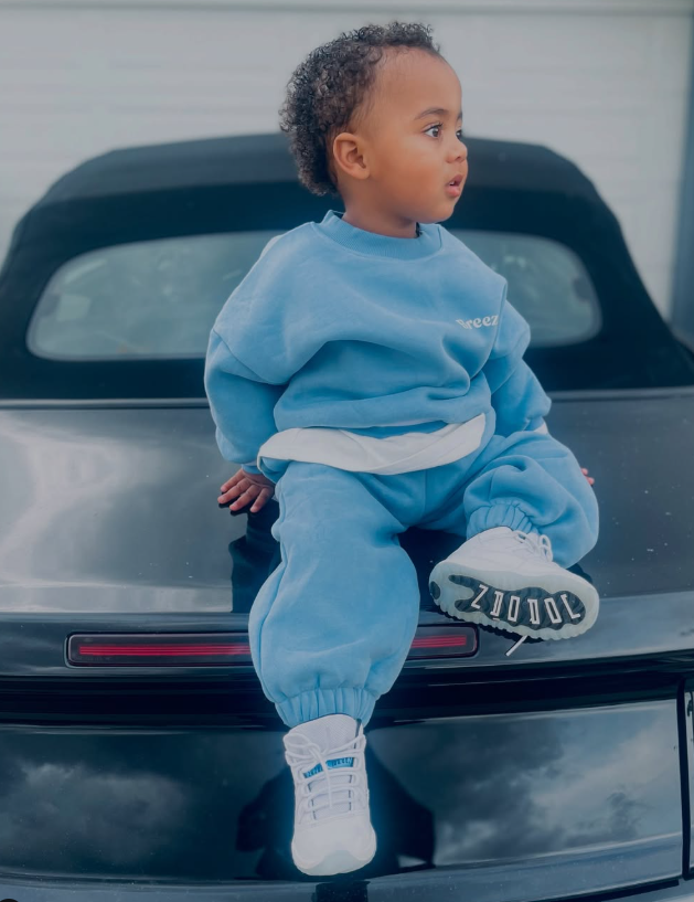 Breezy Co. - Fleece Tracksuit | Blue