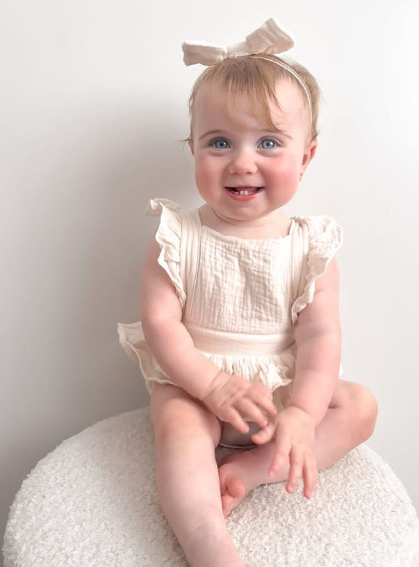 Lexia Flutter Romper & Matching Headband | 6 Colours