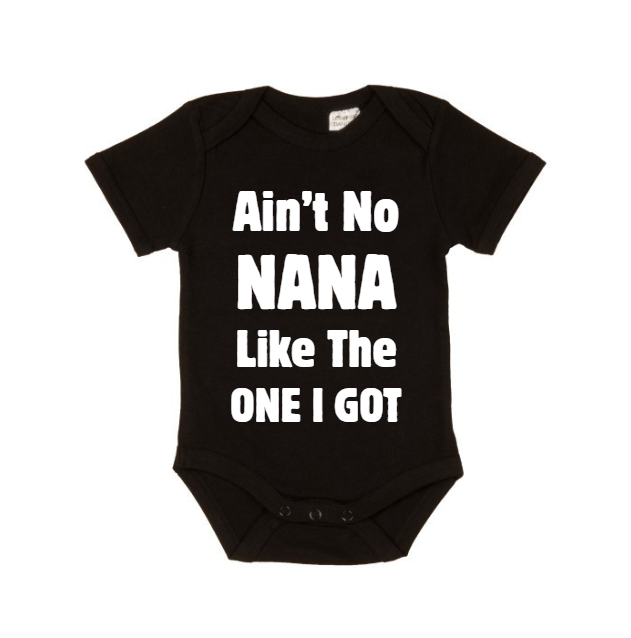 MLW By Design - Ain't No Nana Bodysuit | White Print