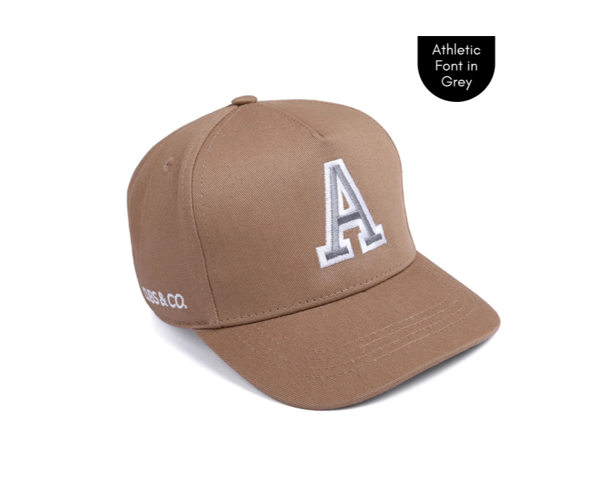 Cubs & Co - PERSONALISED MOCHA W/ INITIALS | ATHLETIC BLACK PRINT