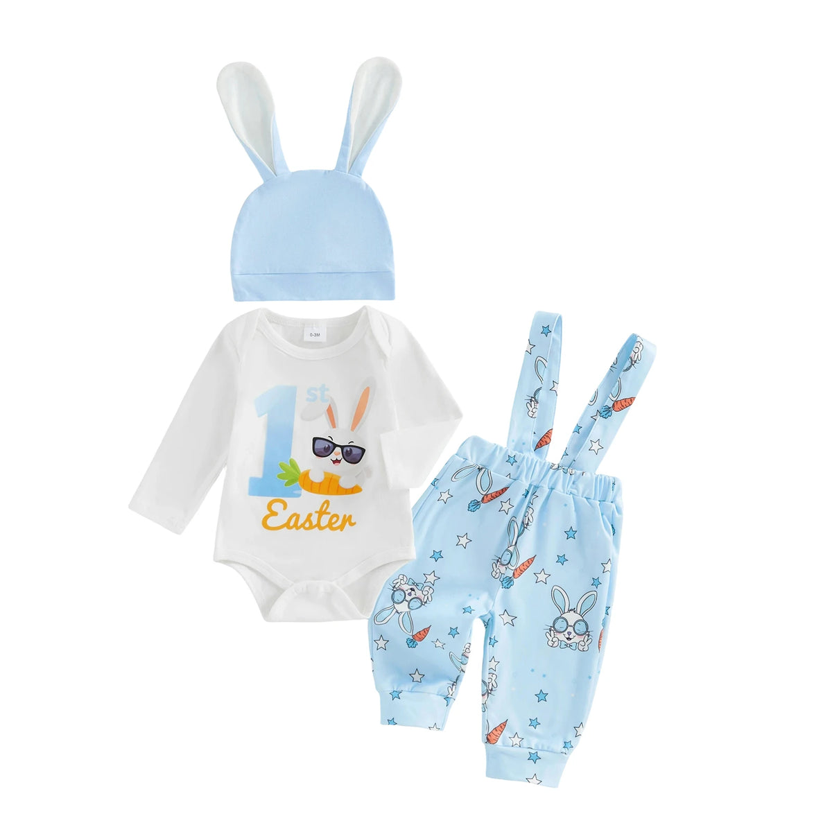 First Easter Bunny Ears Set | Light Blue