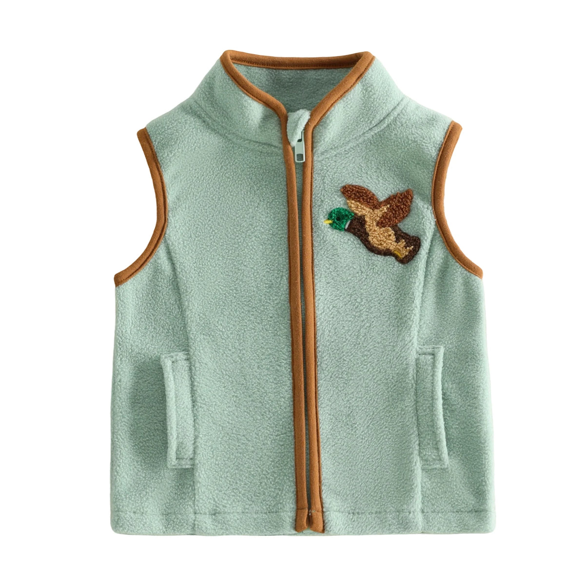 Hunter Retro Fleece Vest | Duck