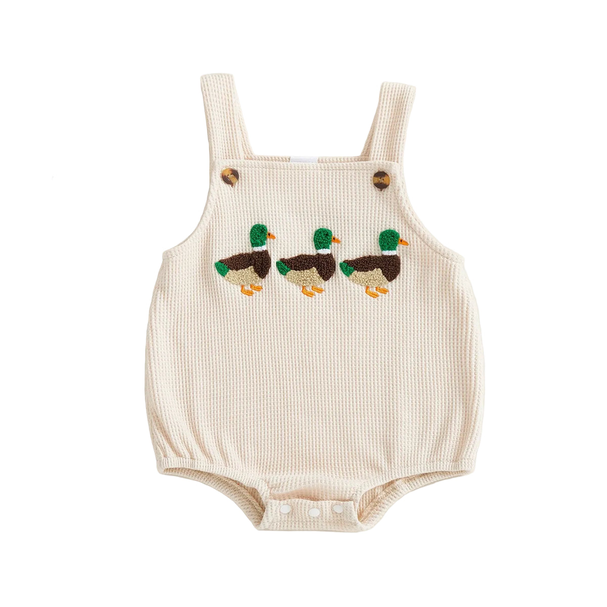 Three Ducks Waffle Romper