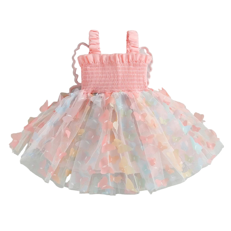 Rainbow Butterfly Party Dress