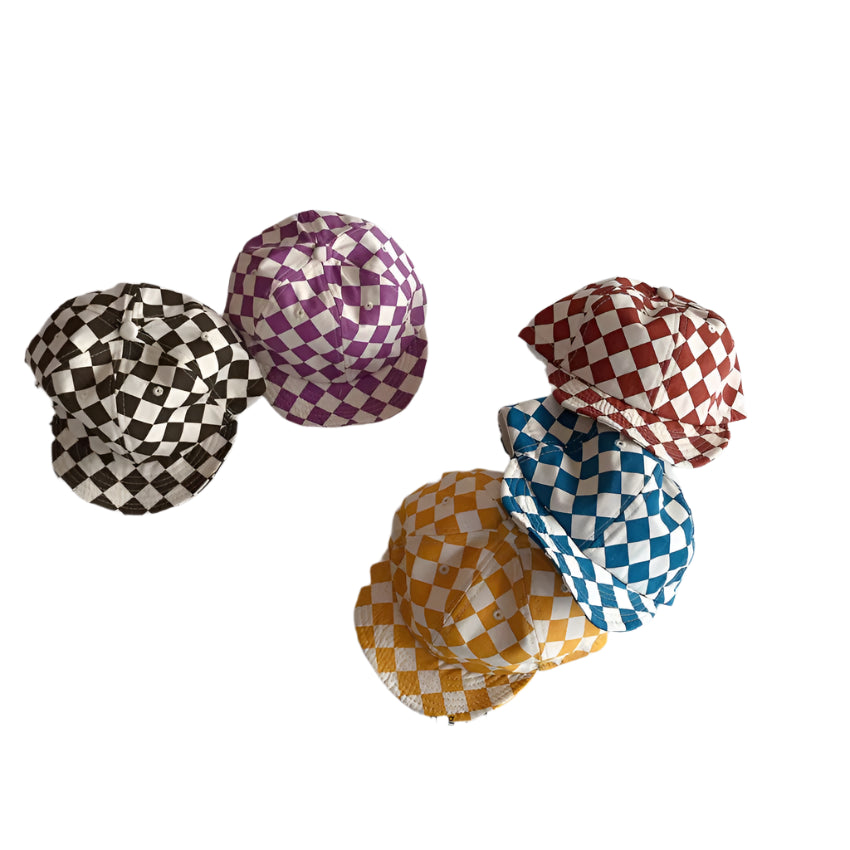 Checkered Soft Cap | Various Colours
