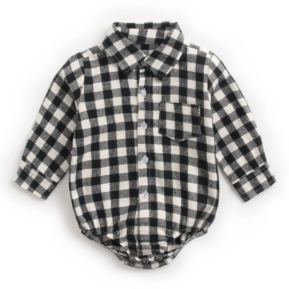 Plaid Button Down Romper | 3 Colours