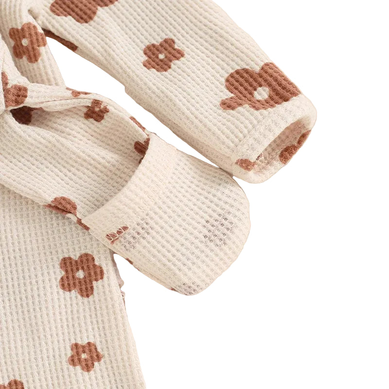 Lucille Floral Romper | Beige