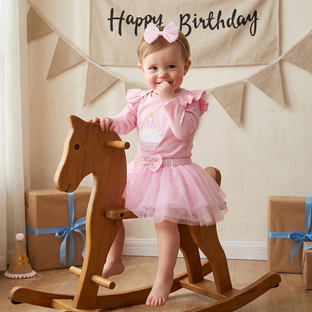 1st Birthday Cupcake Set