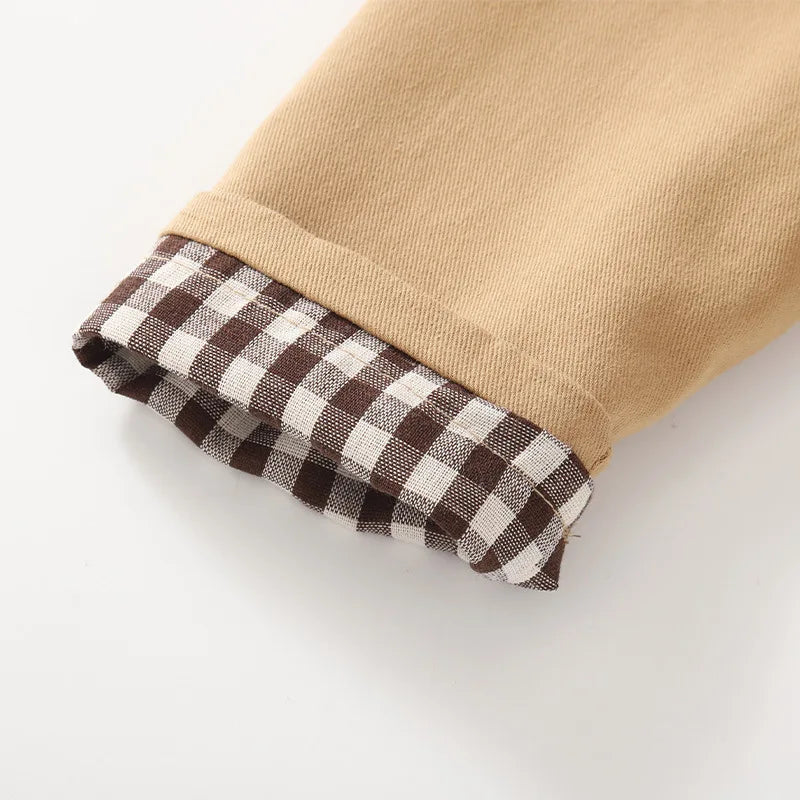 Caramel Plaid Coat