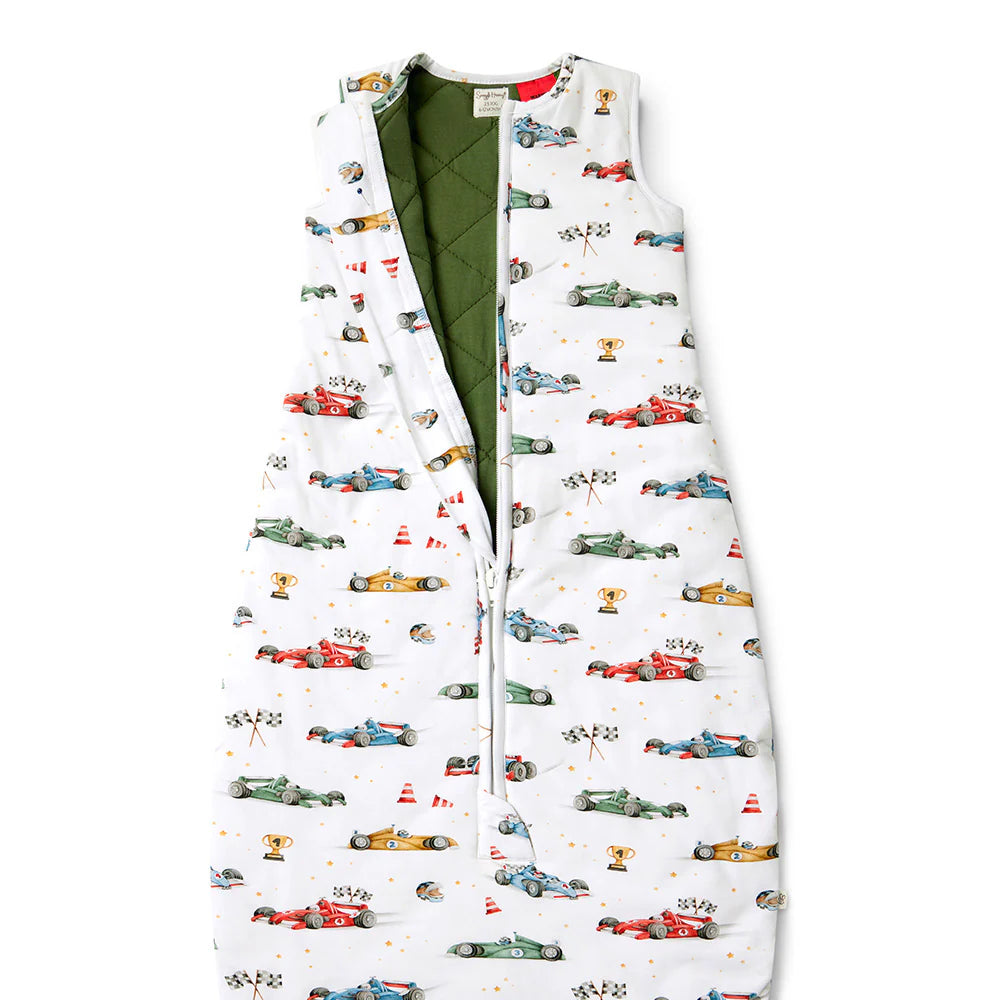 Snuggle Hunny Kids- 2.5 TOG Organic Sleeping Bag | Little Racers