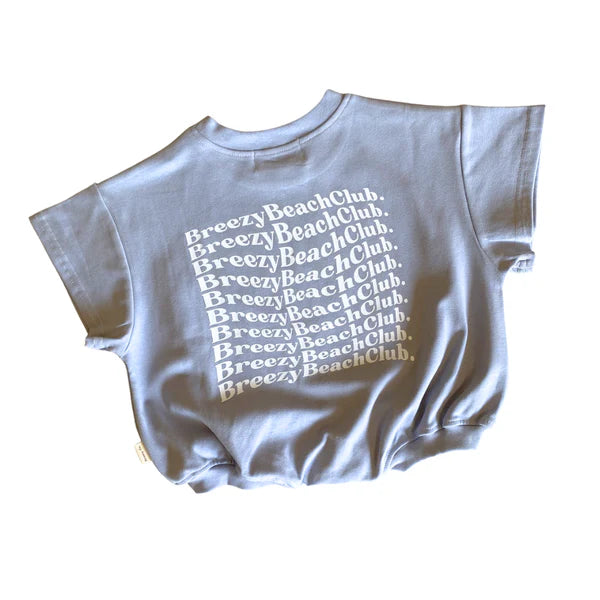 Breezy Co. - Breezy Beach Club Bubble Romper | Pale Blue