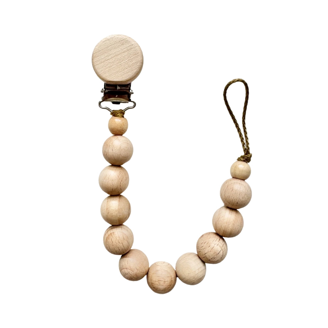 Our Little Helpers - Chunky Natural Beaded Dummy Chain | Various Colours
