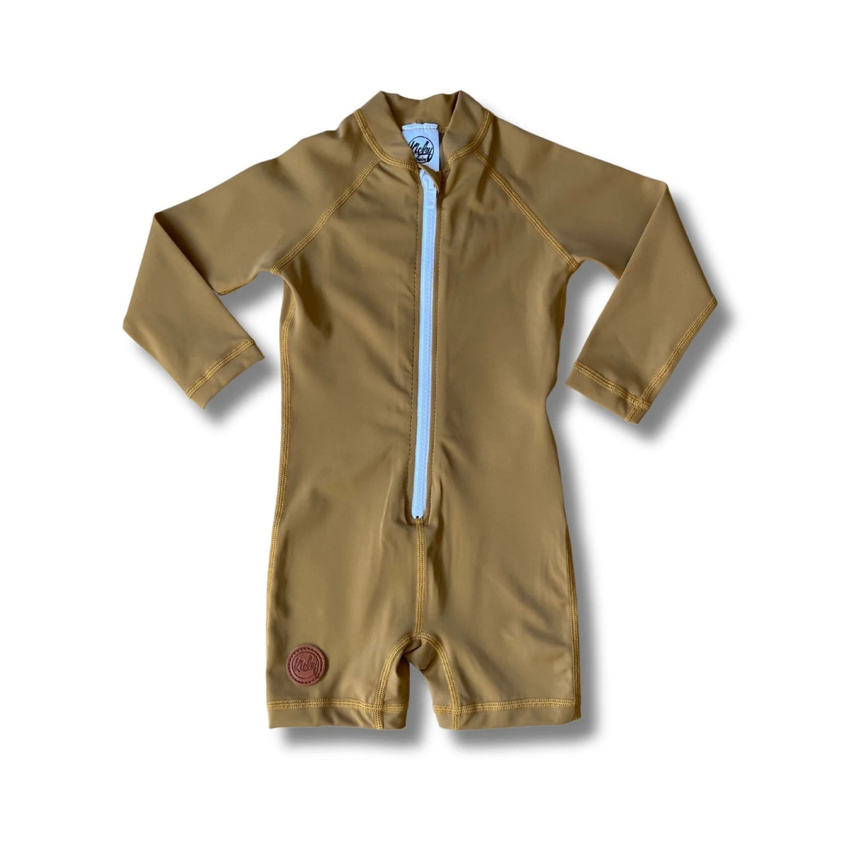 Kicky Swim - One Piece Rashguard Suit | Golden Mustard