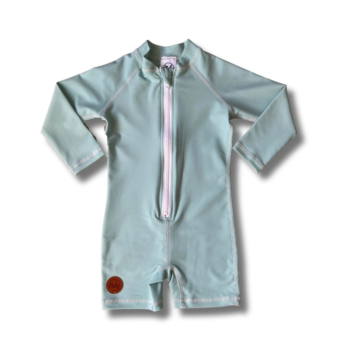 Kicky Swim - One Piece Rashguard Suit | Sea Foam