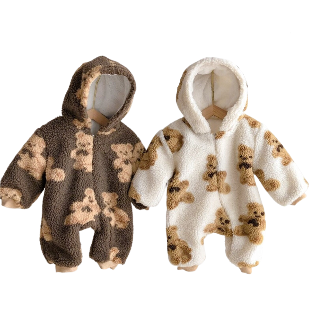 Hooded Teddy Bear Onesie Colours – My Little Wardrobe