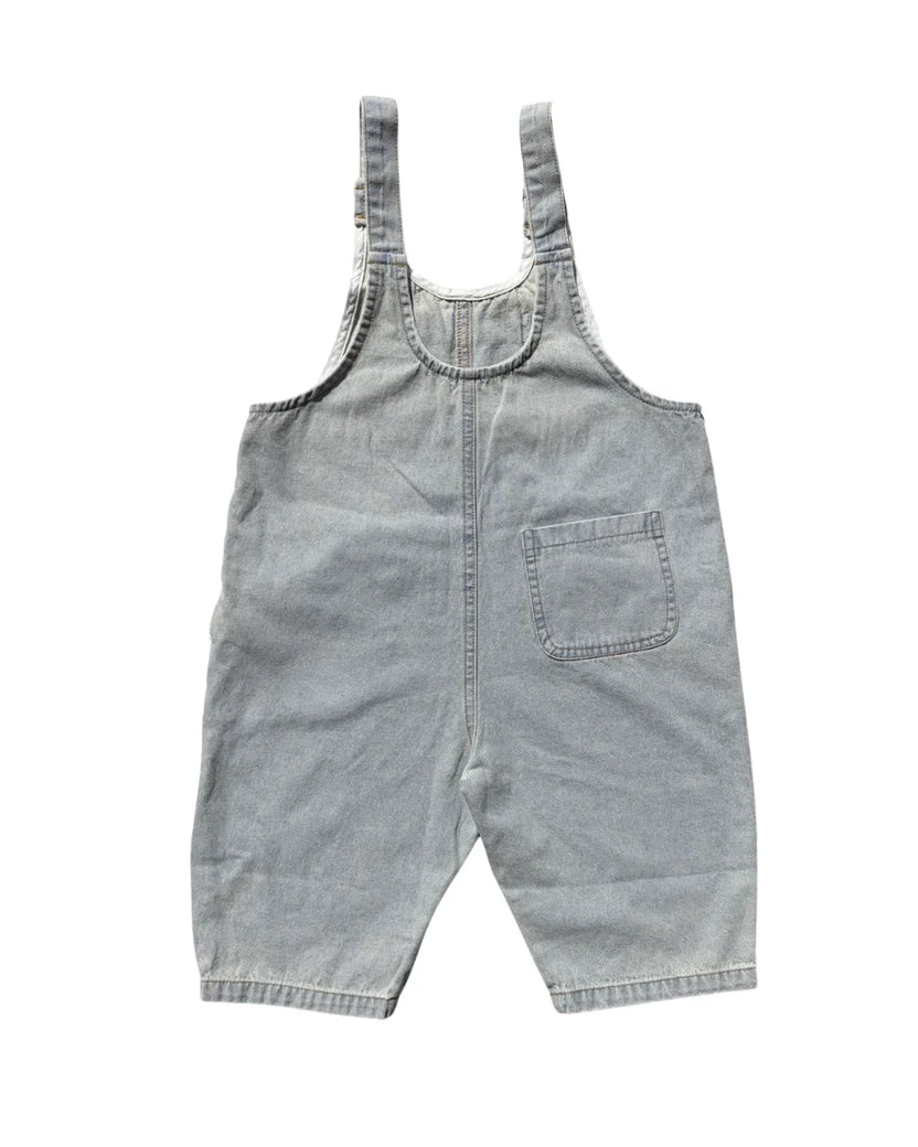 Breezy Co. - Vintage Denim Overalls | Light Blue Wash