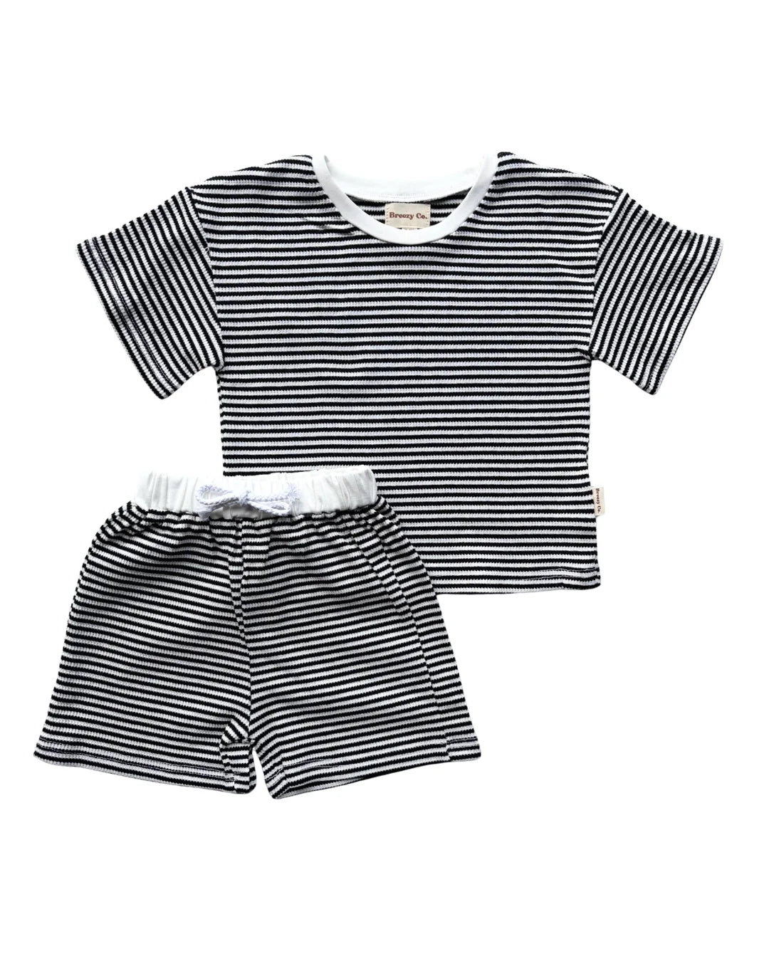 Breezy Co. - Waffle Set | Black & White