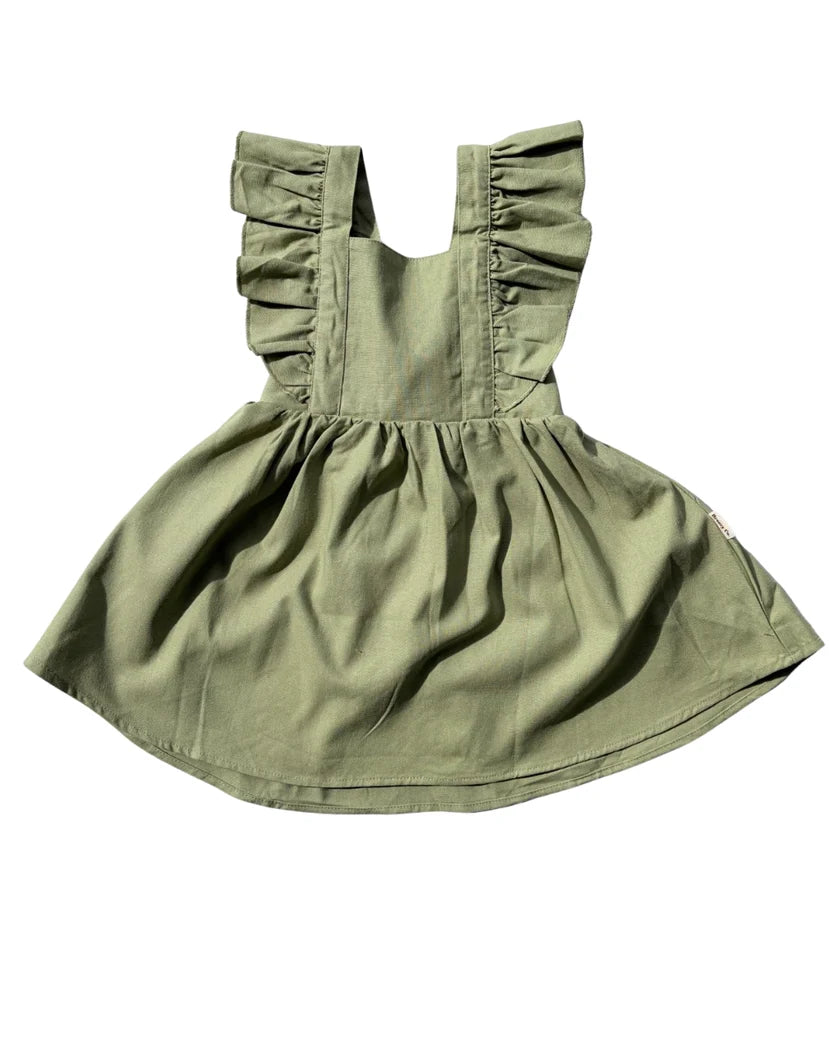 Breezy Co. - Ruffled Dress | Olive