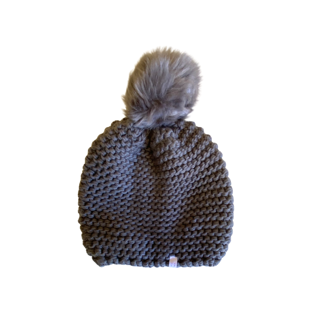Rupert & Mila - Grey Pompom Beanie *CLEARANCE*