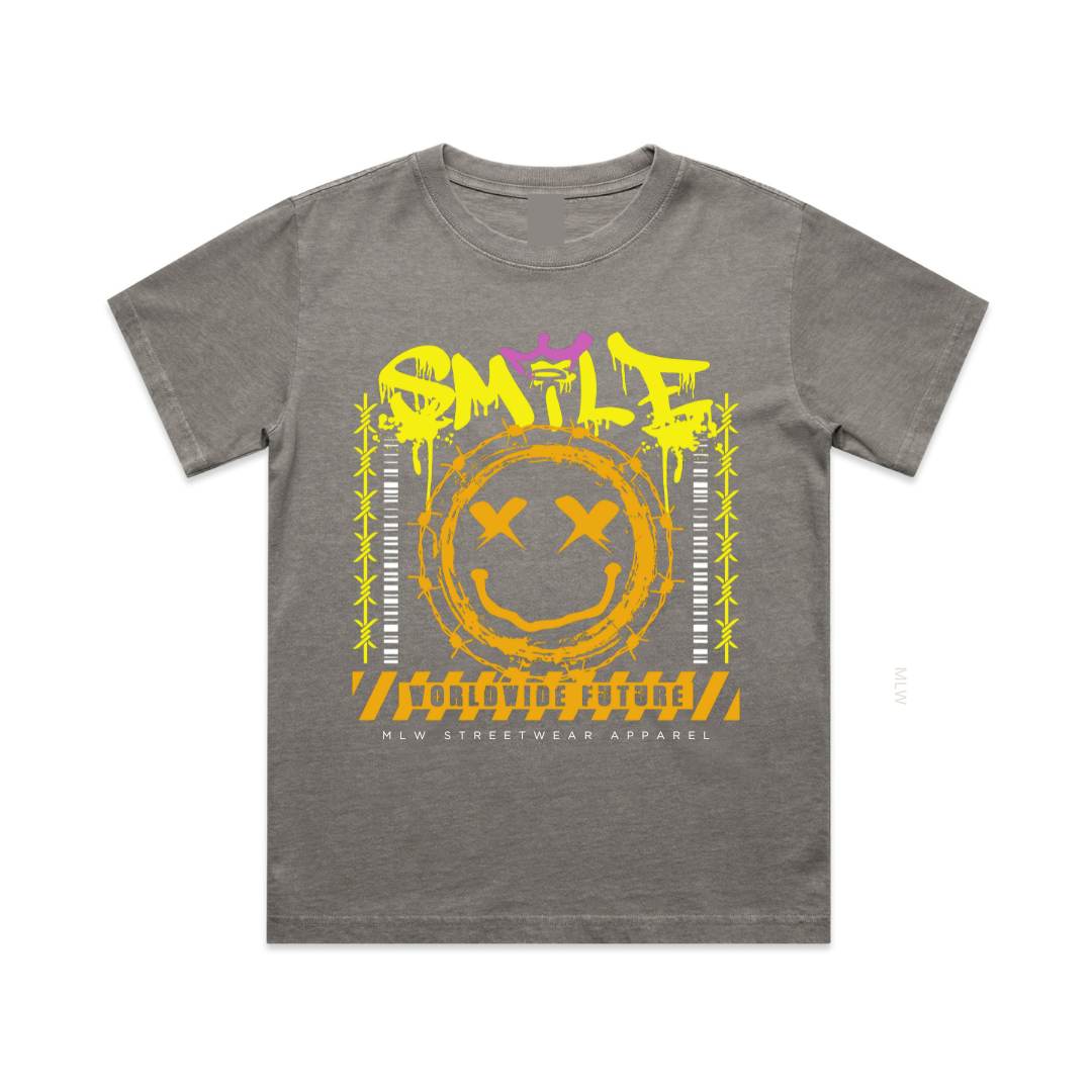 MLW By Design - Smile Oversized Tee
