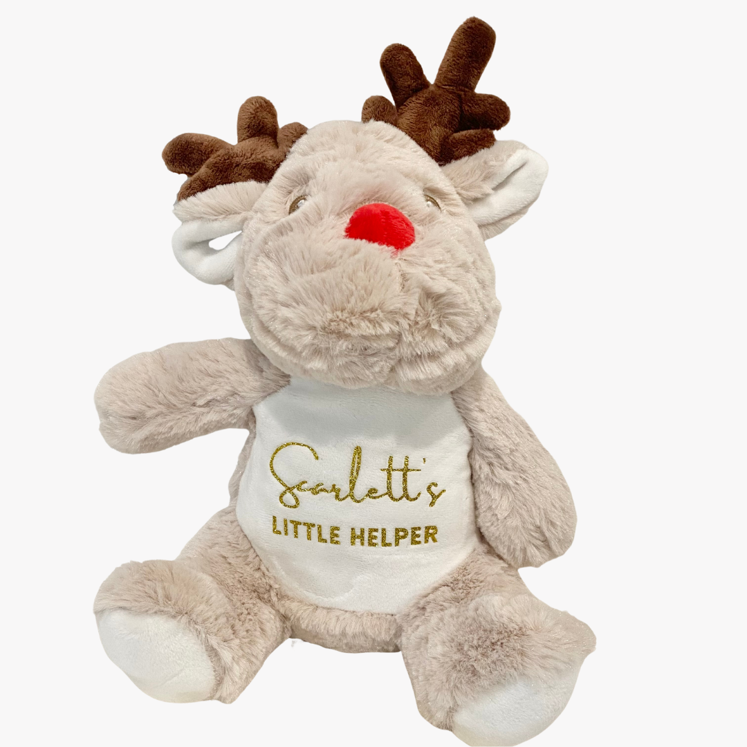 MLW By Design - Personalised Reindeer Plush | 2 Designs