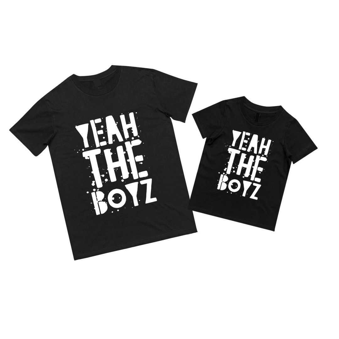 MLW By Design - Matching YEAH THE BOYZ Dad & Kid | Tees or Tanks