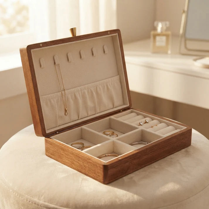Timber Tinkers - Personalised Wooden Jewellery Box | Monogrammed