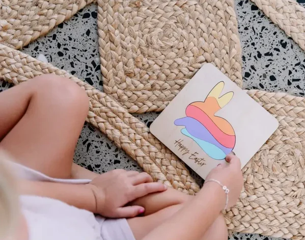 Timber Tinkers - Personalised Easter Bunny Puzzle